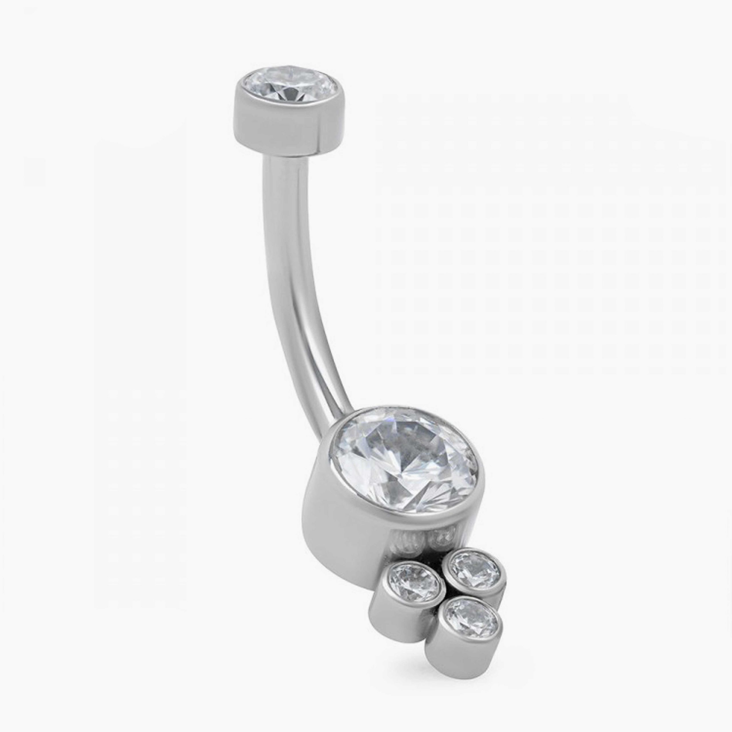 Piercing do pupíku s vnitřním závitem Jess