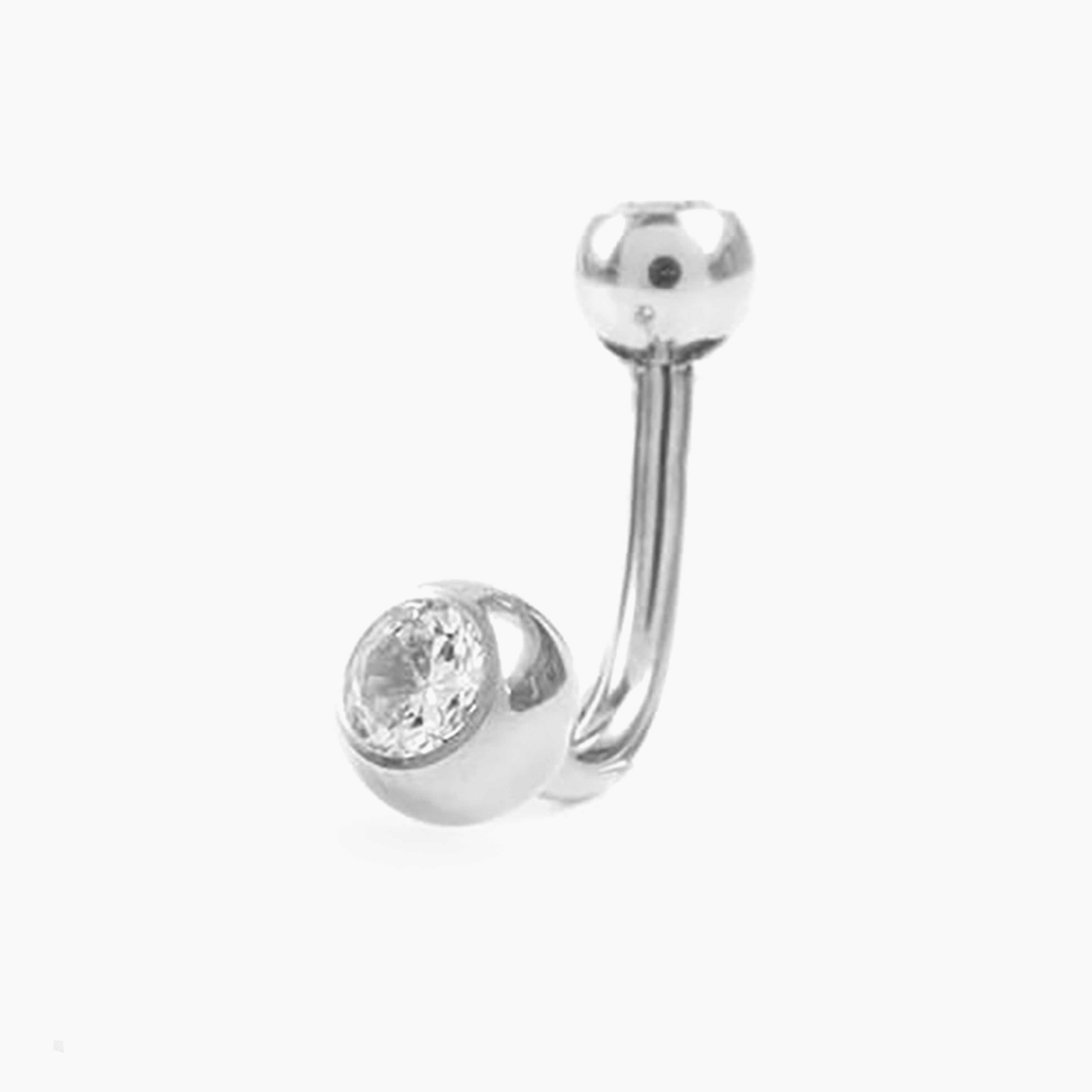 Piercing do pupíku s vnitřním závitem Banana J
