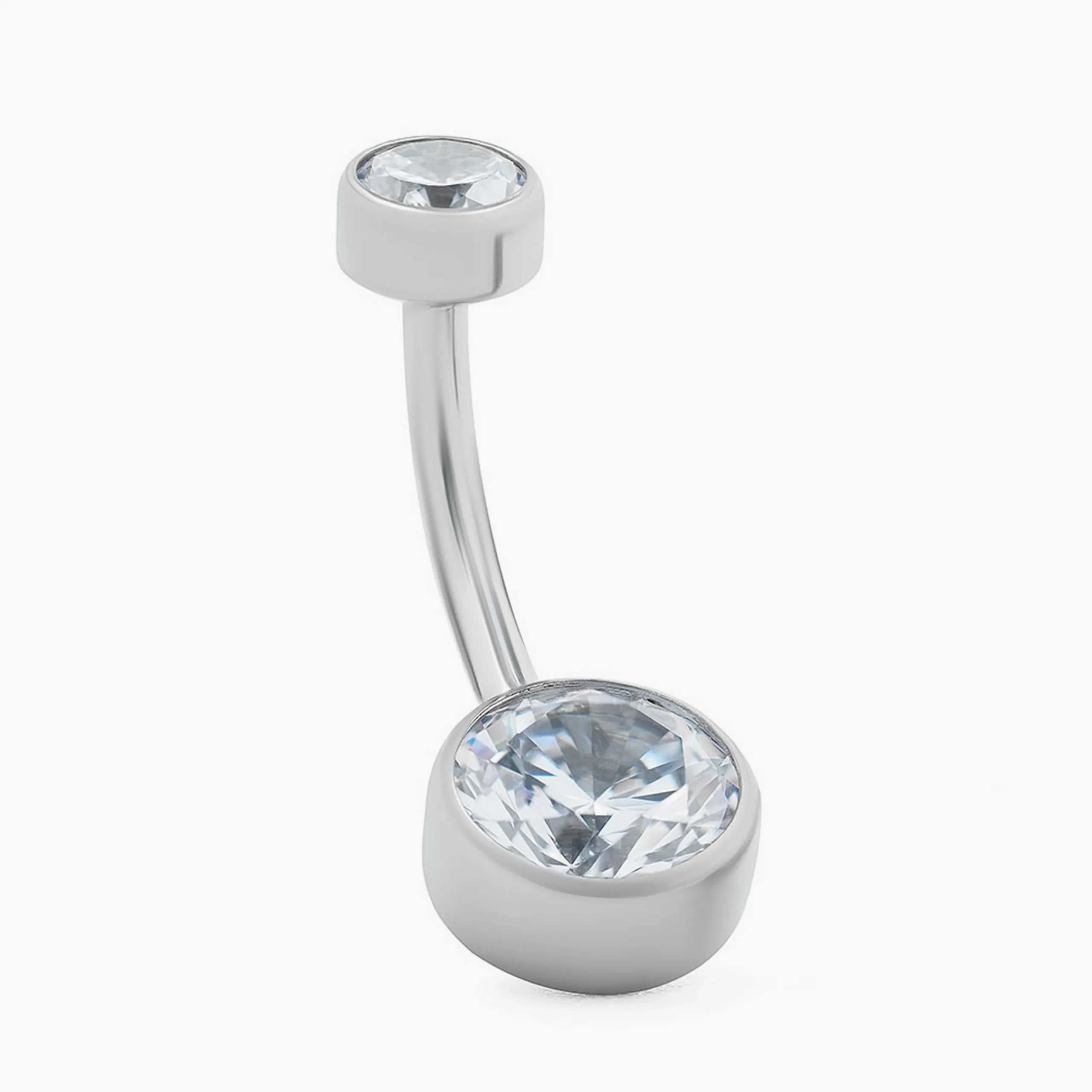 Titanový piercing do pupíku s vnitřním závitem Mia