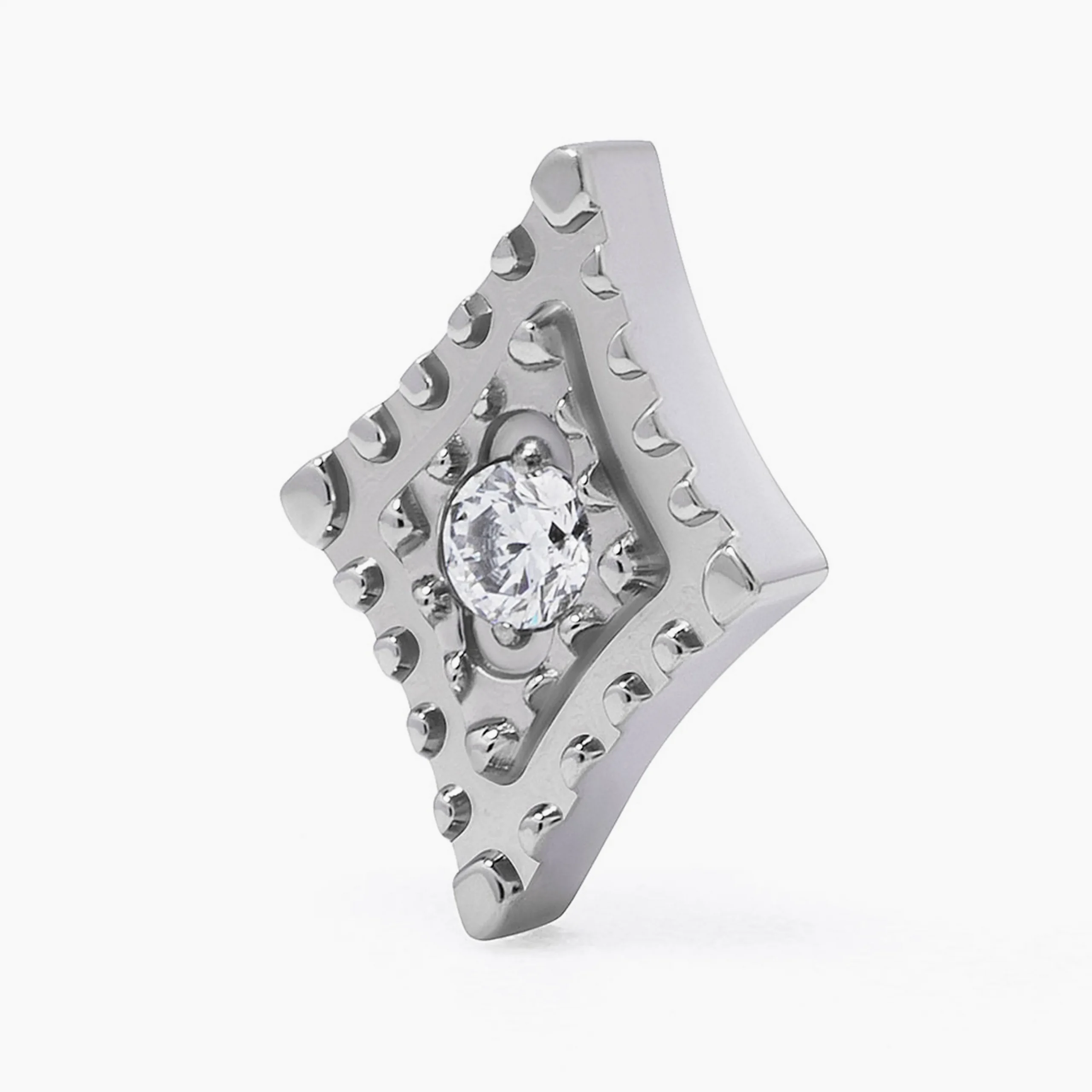 Titanový šperk Diamond Rhomb s vnitřním závitem