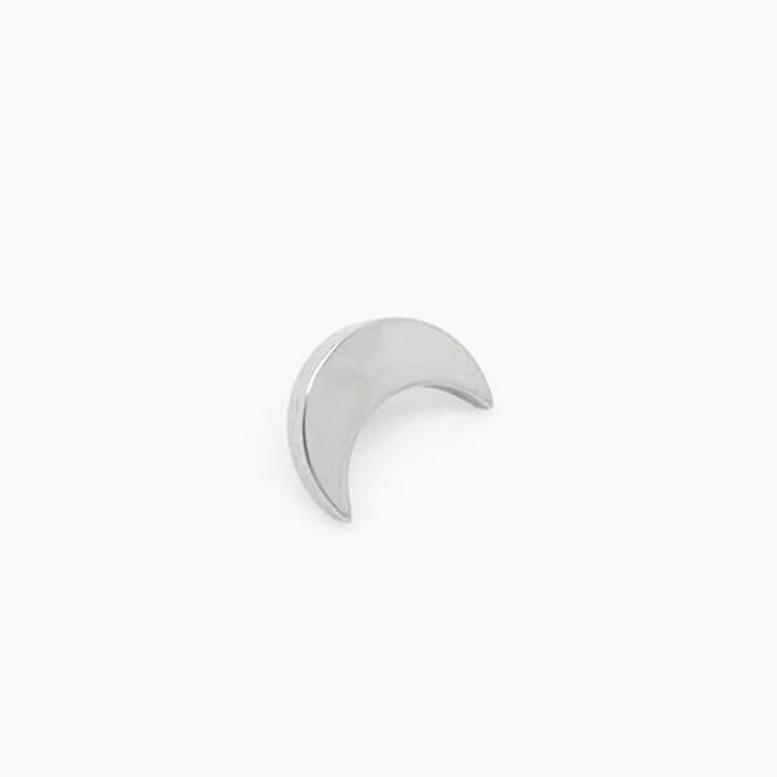 Titanový šperk s vnitřním závitem Half moon