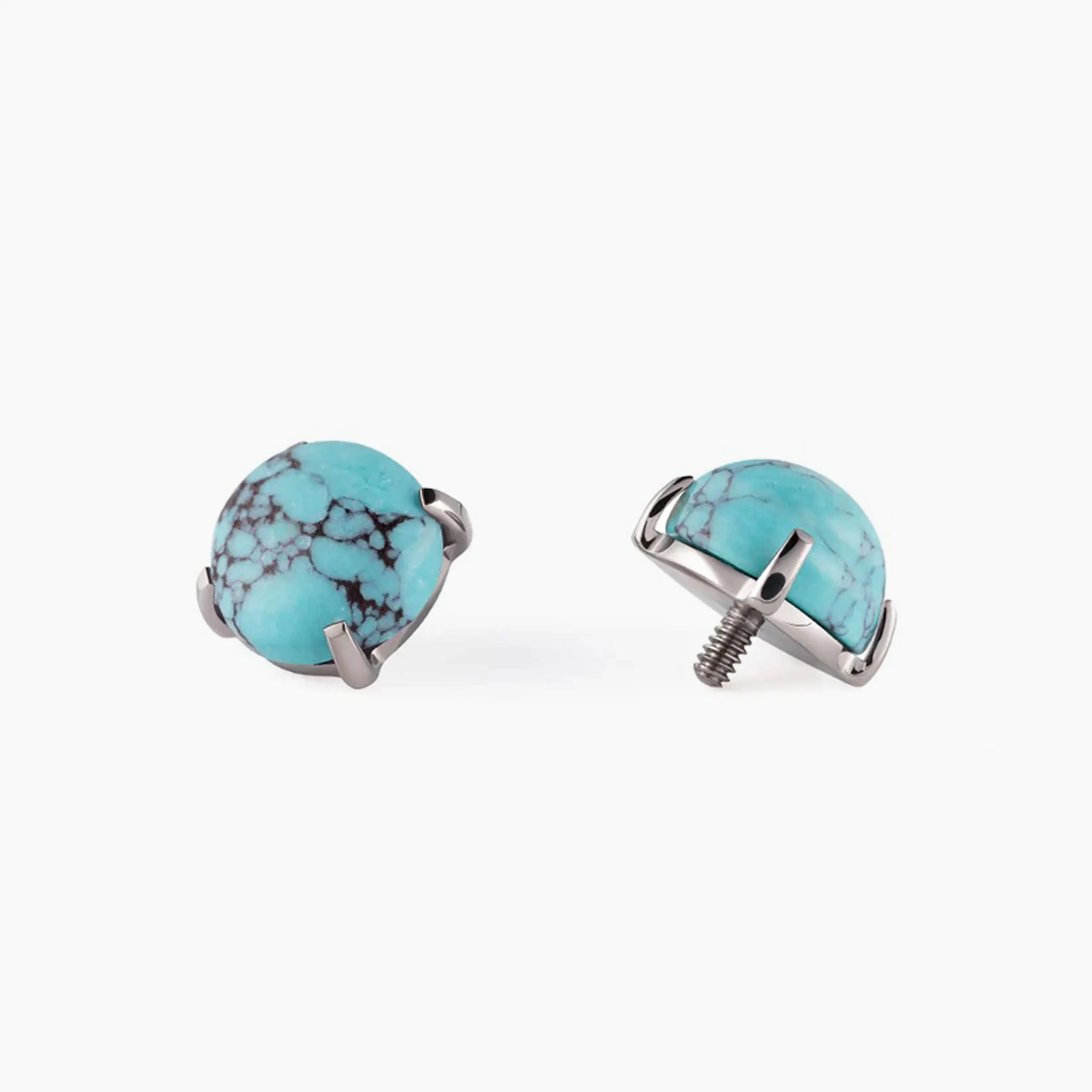 Titanový šperk Hemi Turquoise s vnitřním závitem