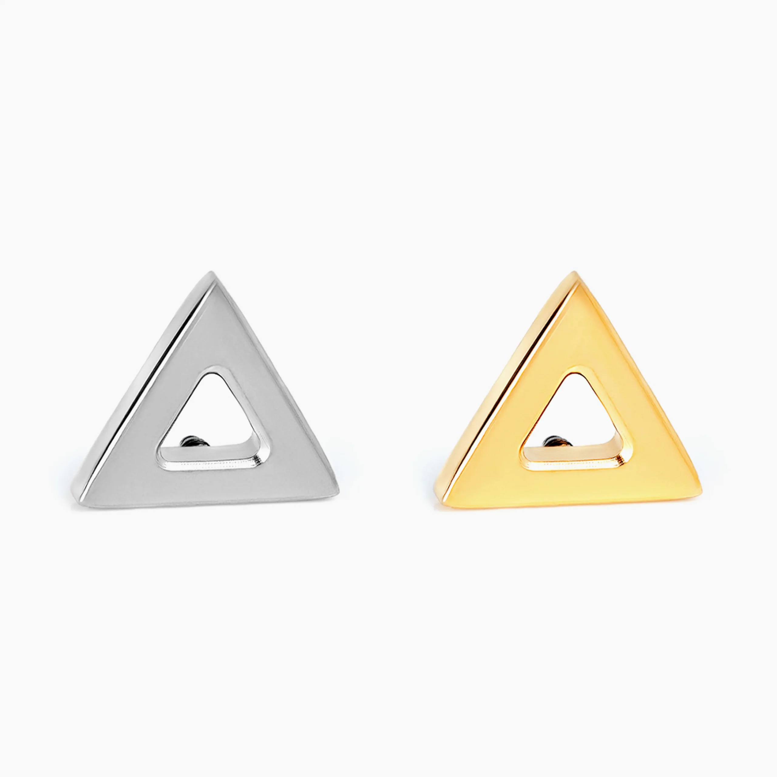 Titanový šperk s vnitřním závitem Hollow Triangle