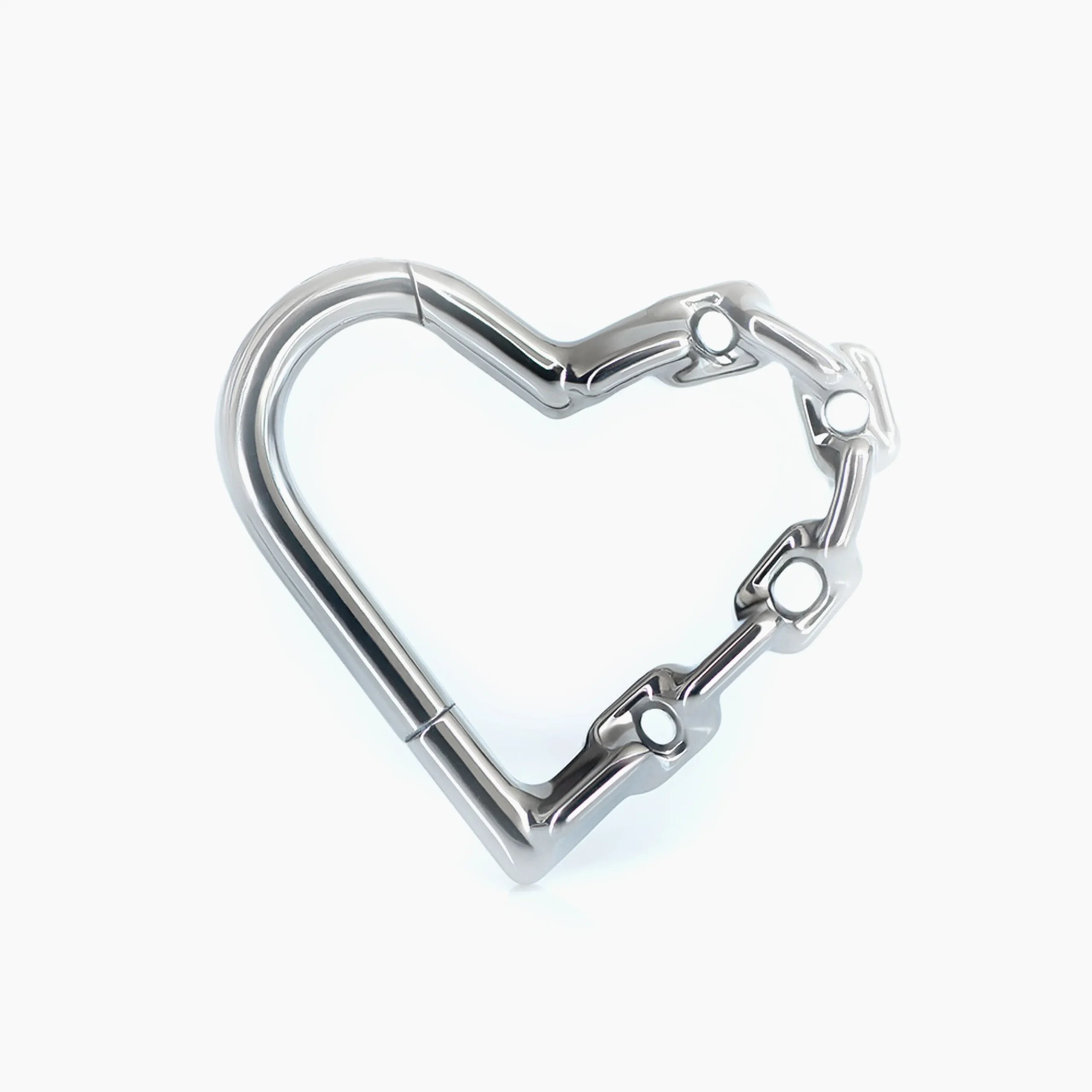 Titanový kroužek s otevíracím kloubem Love Link.