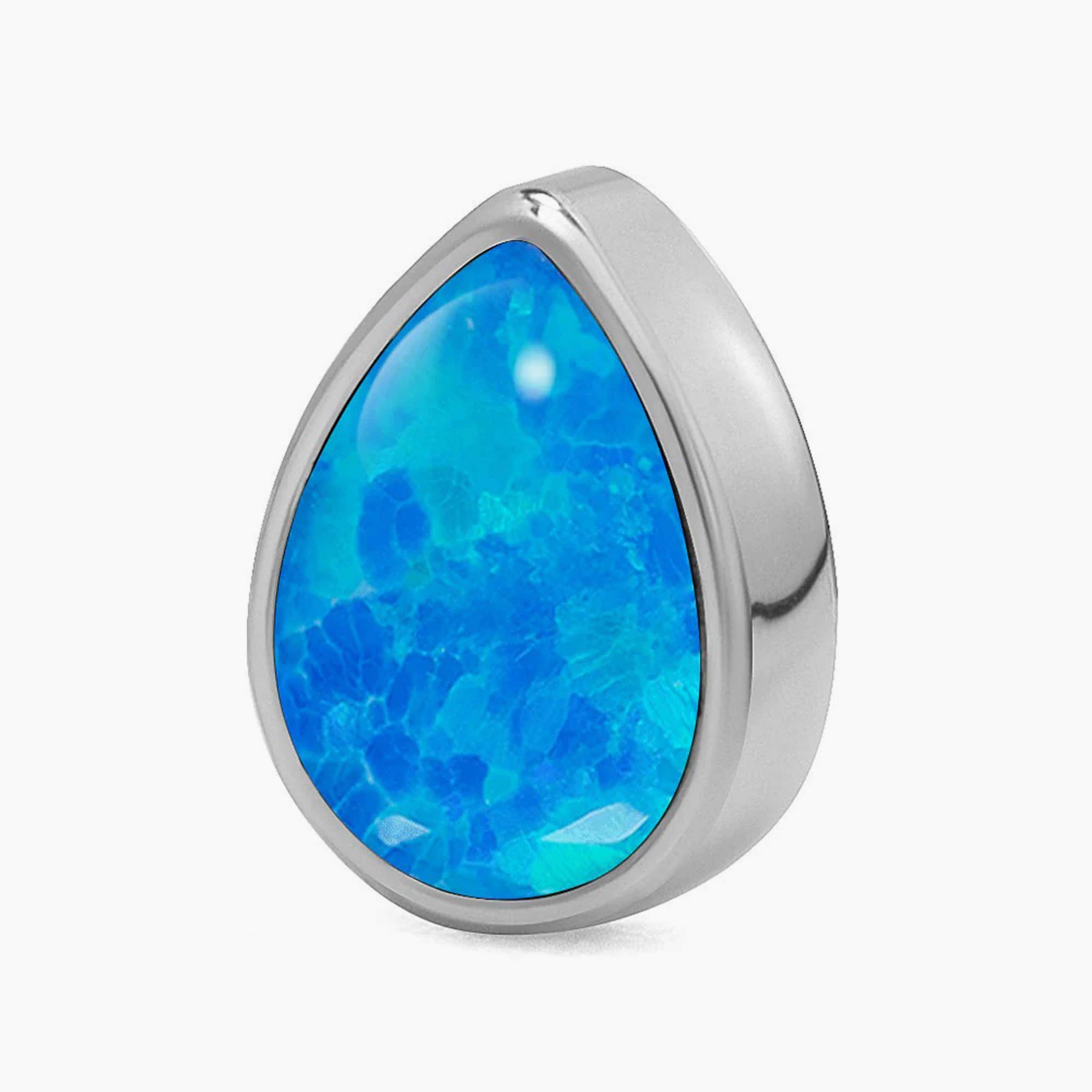 Titanový šperk s vnitřním závitem Opal Drop