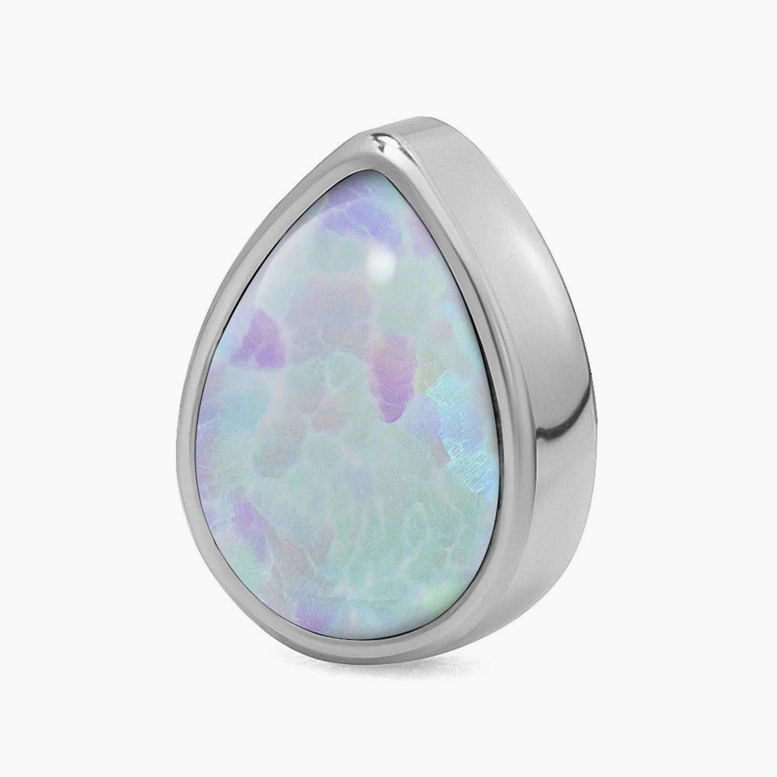 Titanový šperk s vnitřním závitem Opal Drop 8