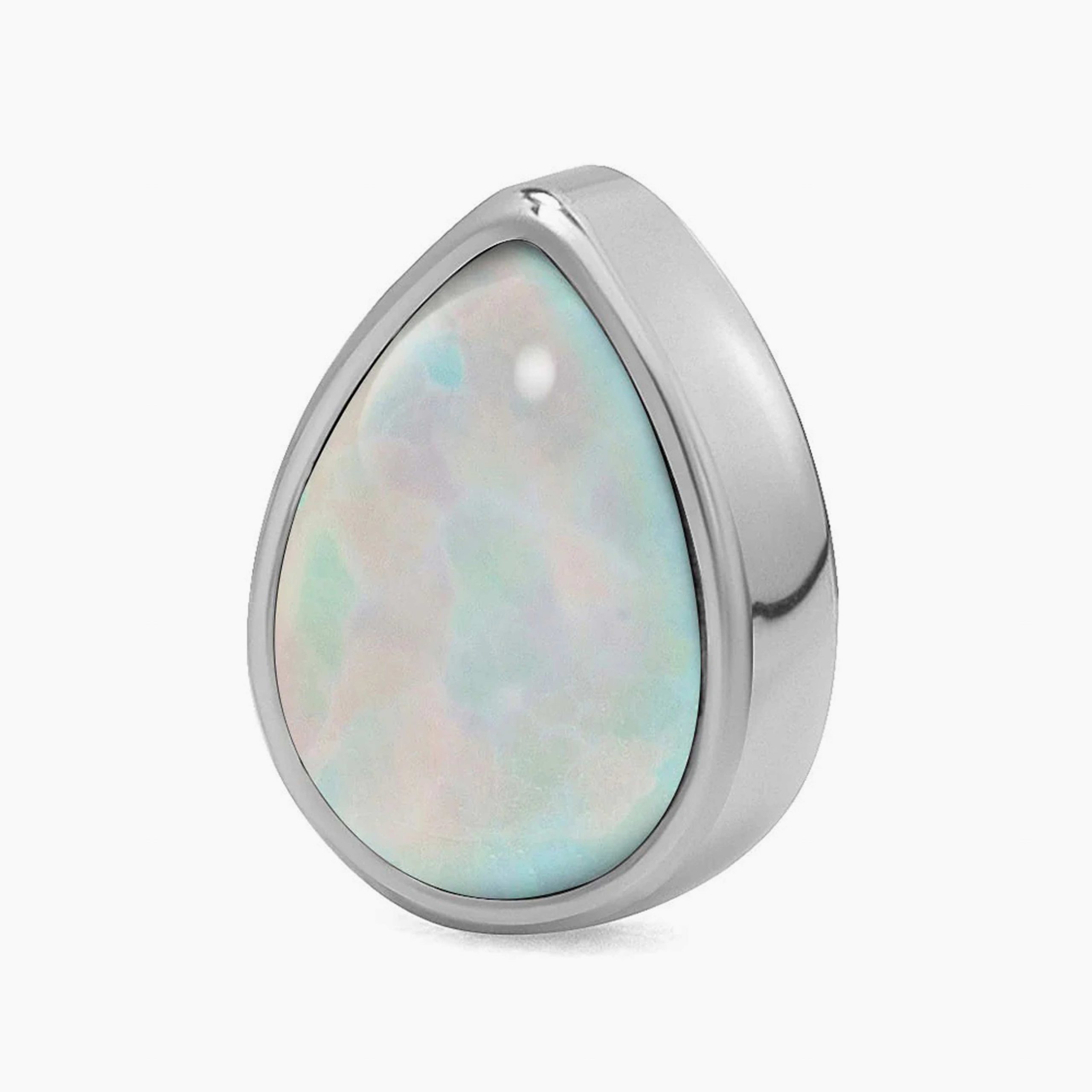 Titanový šperk s vnitřním závitem Opal Drop 17