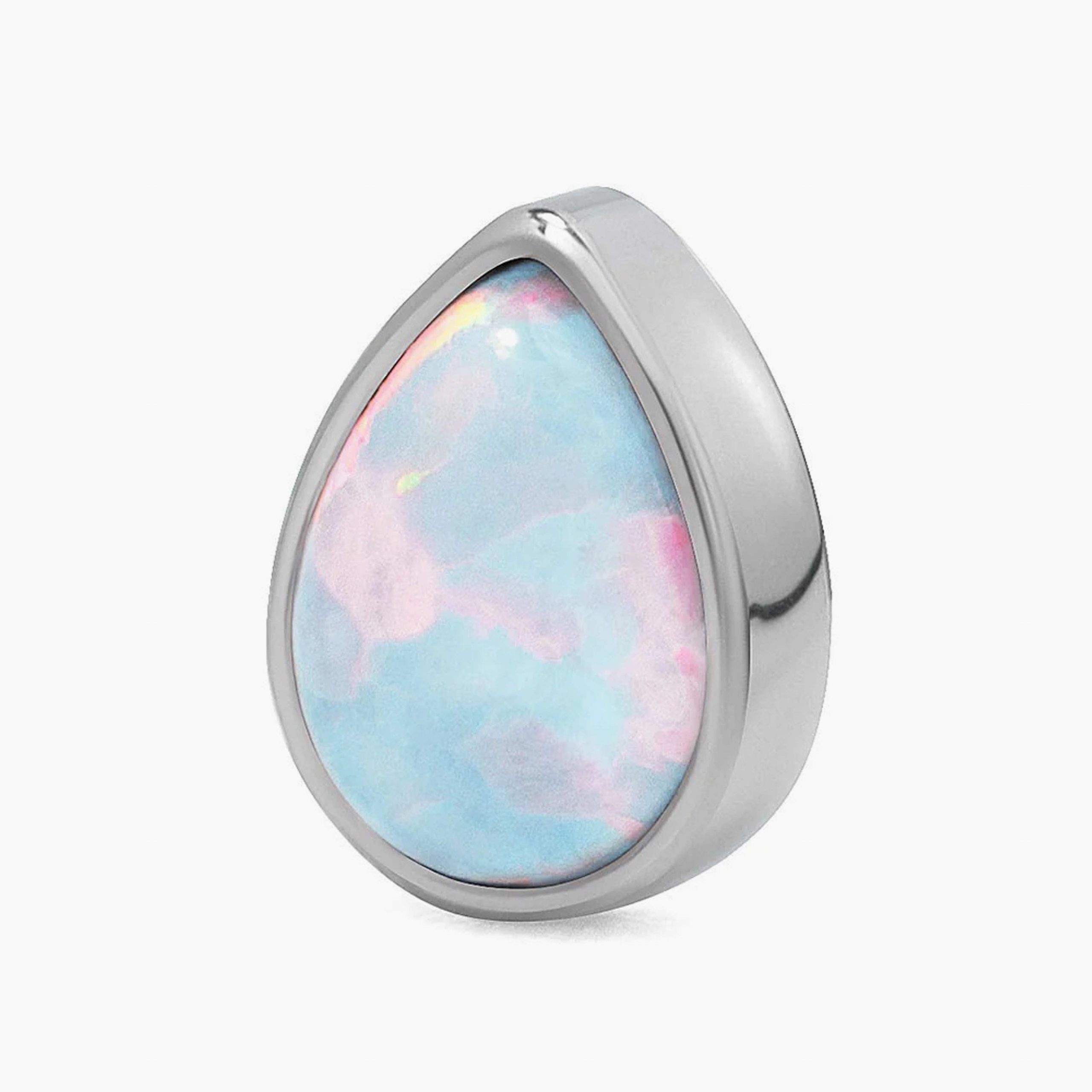 Titanový šperk s vnitřním závitem Opal Drop 26