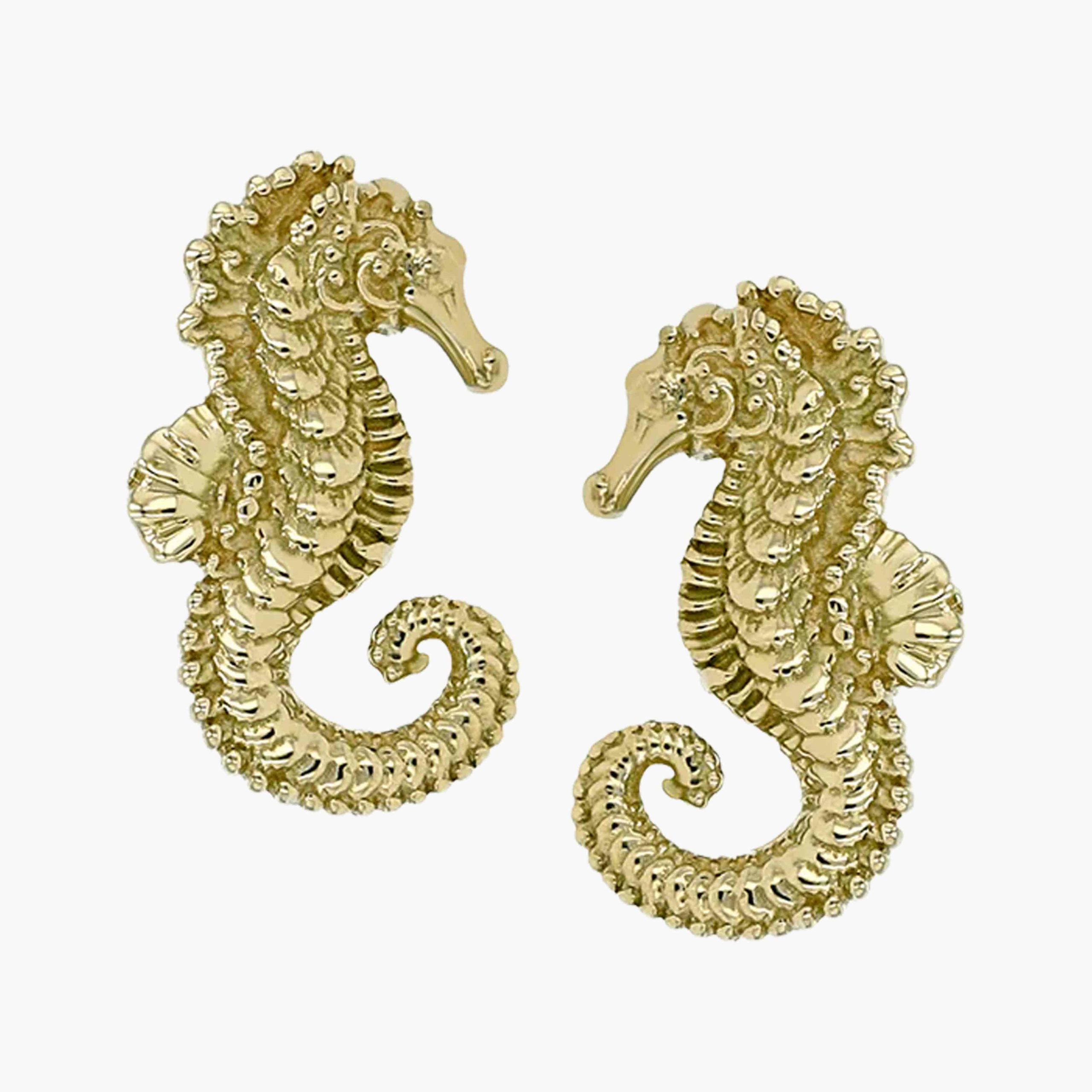 Zlatý šperk s vnitřním závitem Seahorse