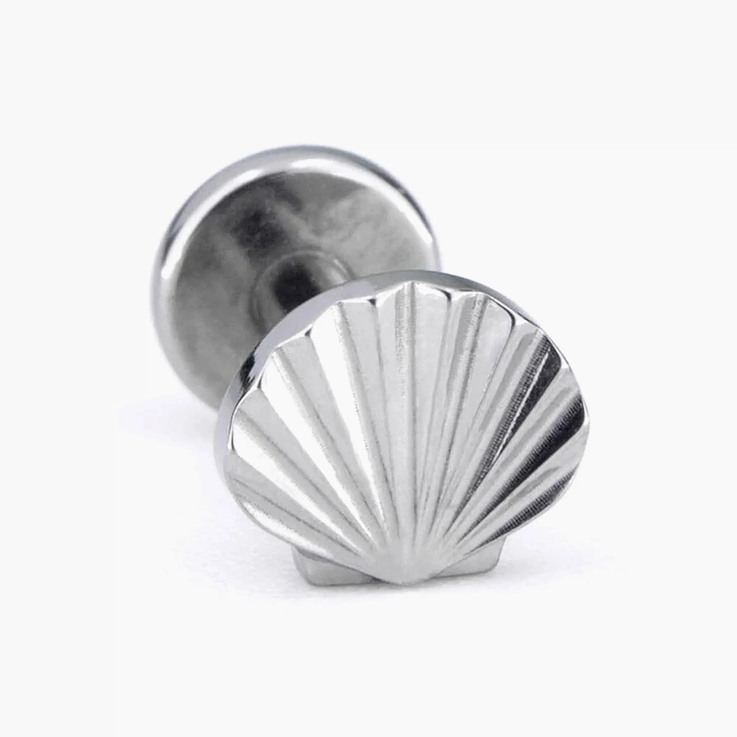 Titanový šperk s vnitřním závitem Shell top