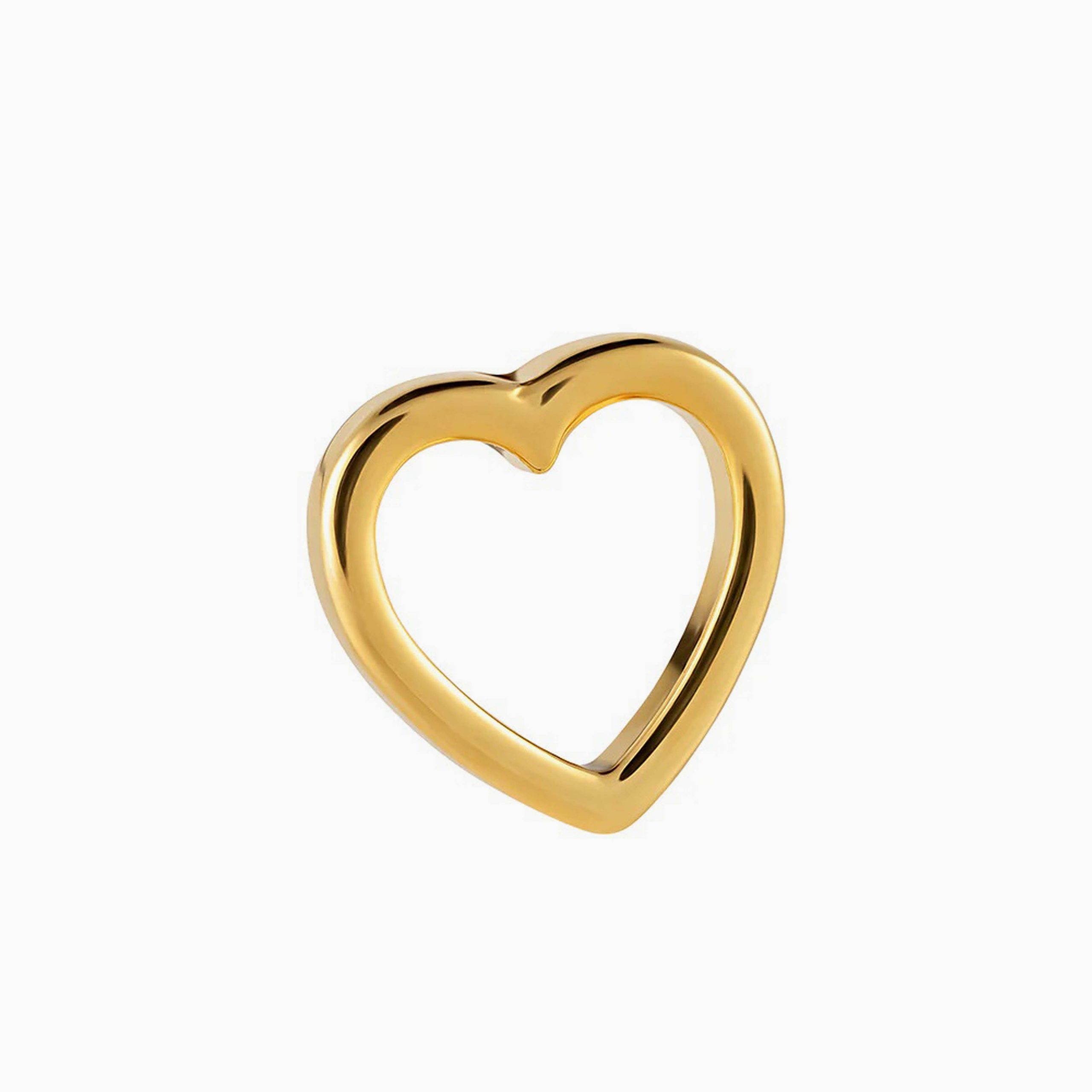 Titanový šperk s vnitřním závitem Heart Symbol